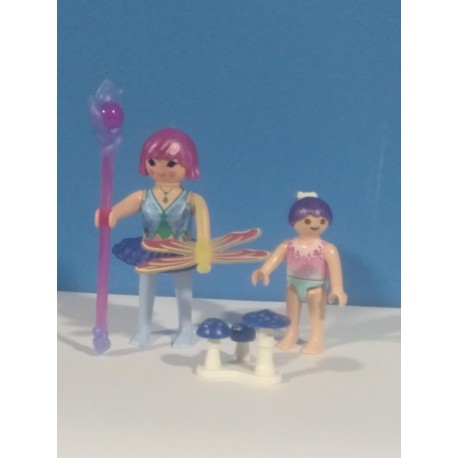 PLAYMOBIL HADA CON SETAS Y NIÑA - 22/4/21