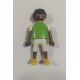 PLAYMOBIL FIGURA HOMBRE NEGRO EN CAMISETA - 28/4/21