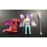 PLAYMOBIL  HADA COMPLETA CON PEQUEÑO DRAGON ROJO - 26/12/19