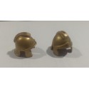 PLAYMOBIL PAREJA DE CASCOS ROMANOS DORADOS - 1/5/21