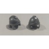 PLAYMOBIL PAREJA DE CASCOS ROMANOS PLATA - 1/5/21