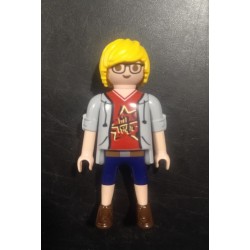 PLAYMOBIL FIGURA CHICO RUBIO CON GAFAS - 1/5/21