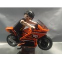 PLAYMOBIL FIGURA LADRON CON MOTO - 1/5/21