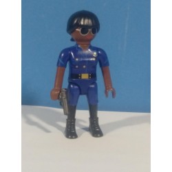 PLAYMOBIL MUJER POLICIA CON PISTOLA REGRESO AL FUTURO  - 27/5/21