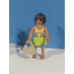 PLAYMOBIL MUJER BAÑISTA CON FALDA Y BOLSO - 10/6/21
