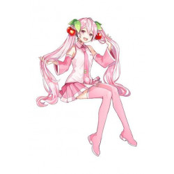 FURYU Vocaloid Estatua PVC Noodle Stopper Sakura Miku 13 cm