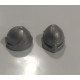 PLAYMOBIL PAREJA CASCO MEDIEVAL CERRADO PLATA - 4/8/21