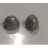PLAYMOBIL PAREJA CASCO MEDIEVAL CERRADO PLATA - 4/8/21
