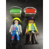 PLAYMOBIL PAREJA PINTOR Y OBRERO CON GORRA Y NEVERAS - 14/9/21