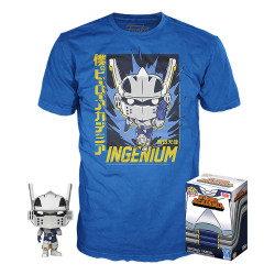 My Hero Academia POP! & Tee Set de Minifigura y Camiseta Tenya (Full Mech Suit)