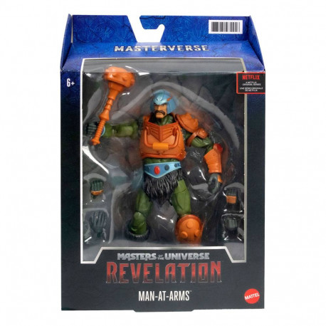 MATTEL Masters of the Universe: Revelation Masterverse Figura 2021 Man-At-Arms 18 cm