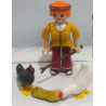 PLAYMOBIL ALDEANA CON GALLINAS , GRANJERA , BELEN - 25/11/20