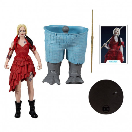 MACFARLANE Escuadrón Suicida Figura Build A Harley Quinn 18 cm