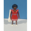 PLAYMOBIL CHICA NEGRA CON VESTIDO -  27/3/19