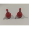 PLAYMOBIL PAREJA  CABEZA ROJA SIN OJOS - 26/1/22 PIEZAS