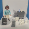 PLAYMOBIL AZAFATA AIR KOREA EN BOLSA CERRADA