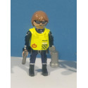 PLAYMOBIL FIGURA POLICIA CON PISTOLA Y LINTERNA  - 7/4/21