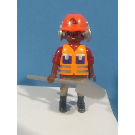 PLAYMOBIL FIGURA OBRERO CON PALA 1 - 13/2/21