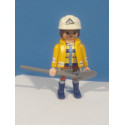 PLAYMOBIL FIGURA MUJER OBRERA CON PALA - 13/2/21