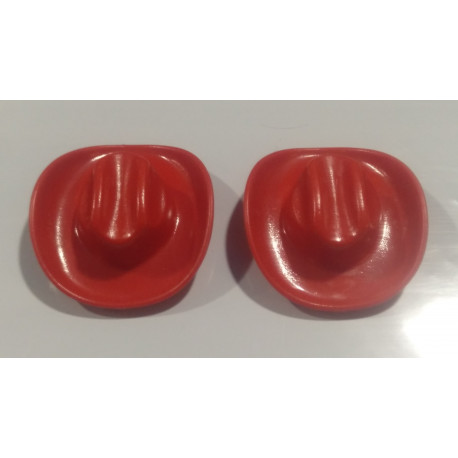 PLAYMOBIL PAREJA SOMBRERO ROJO OESTE - PIEZAS 20/3/22