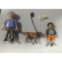 PLAYMOBIL  HOMBRE CON PERRO Y NIÑO - 28/11/21