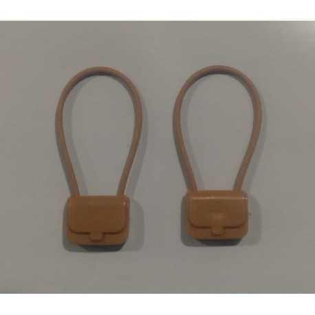 PLAYMOBIL PAREJA BOLSITO MARRON  - PIEZAS 20/3/22