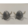PLAYMOBIL PAREJA CASCO VIKINGO PLATA - PIEZAS 26/1/22
