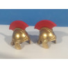 PLAYMOBIL PAREJA CASCO ROMANO DORADO COMPLETO - 27/5/21