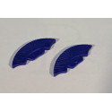 PLAYMOBIL PAREJA PLUMA CASCO ROMANO AZUL , CRESTA - 13/8/21