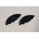 PLAYMOBIL PAREJA PLUMA CASCO ROMANO NEGRA , CRESTA - 13/8/19