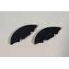 PLAYMOBIL PAREJA PLUMA CASCO ROMANO NEGRA , CRESTA - 13/8/21