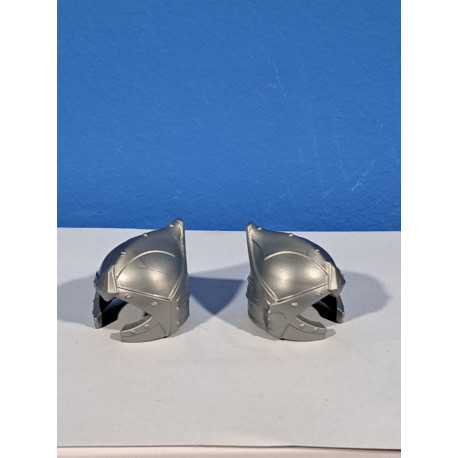 PLAYMOBIL PAREJA CASCO NOVELMORE PLATA - 13/8/19