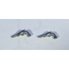 PLAYMOBIL PAREJA PISTOLA COLOR PLATA - 25/5/20