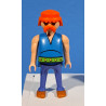 PLAYMOBIL ASTERIX Y OBELIX , GALO MUSCULADO TORSO AZUL 20/6/22