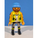 PLAYMOBIL FIGURA OBRERO CON TATUAJES - 9/11/15