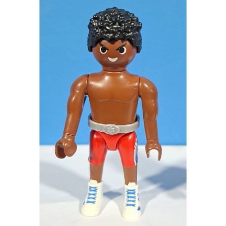 PLAYMOBIL FIGURA BOXEADOR NEGRO - 27/7/21