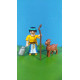 PLAYMOBIL ALDEANA , LECHERA CON CABRA , BELEN  18/8/22