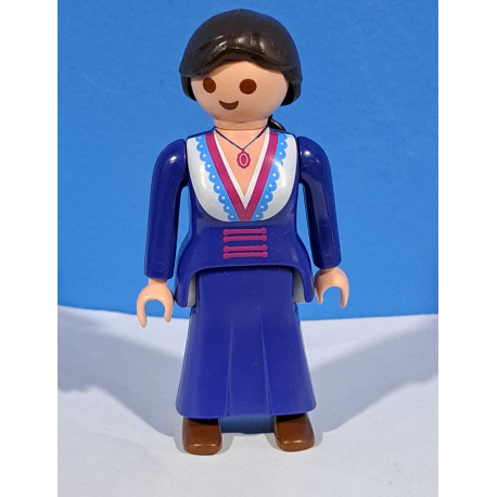 PLAYMOBIL  FIGURA MUJER MEDIEVAL , BELEN - 30/8/22
