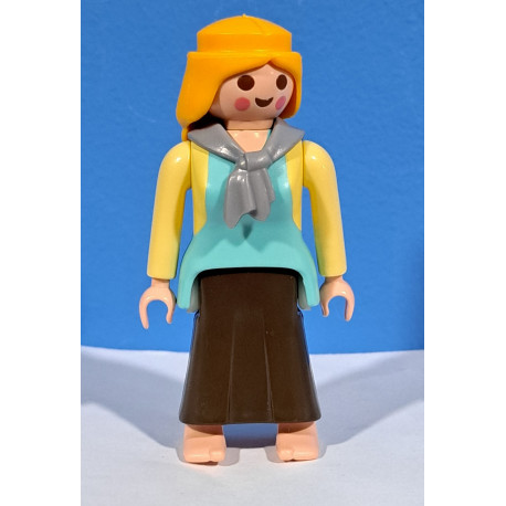 PLAYMOBIL FIGURA MUJER ALDEANA , BELEN - 30/8/22