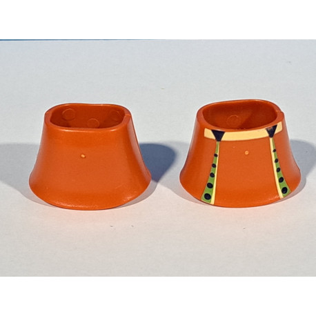 PLAYMOBIL PAREJA FALDA MARRON - 8/12/22