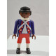 PLAYMOBIL FIGURA SOLDADO FRANCES NEGRO  - 16/1/23