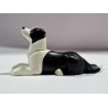 PLAYMOBIL PERRO BLANCO Y NEGRO TUMBADO - 2/4/23