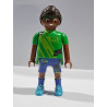 PLAYMOBIL HOMBRE NEGRO CON CAMISETA VERDE - 20/4/23