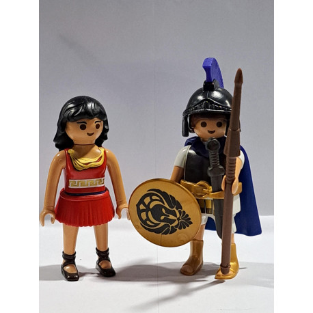 PLAYMOBIL PAREJA ROMANO Y ROMANA GUERRERA - 13/3/21