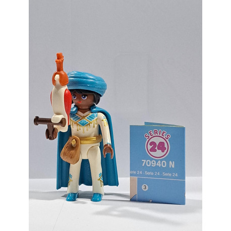 PLAYMOBIL SERIE 24 FIGURA MUJER CETRERA ARABE 20/4/23