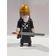 PLAYMOBIL CABALLERO MALTES BARBA BLANCA - 16/6/2