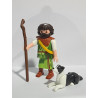 PLAYMOBIL ALDEANO , PASTOR CON PERRO , MEDIEVAL , BELEN - 16/8/23