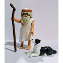 PLAYMOBIL PEREGRINO CON PERRO , ALDEANO , MEDIEVAL , BELEN - 16/6/23