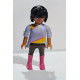 PLAYMOBIL FIGURA NEGRA CON PELO RIZADO  - 28/9/23