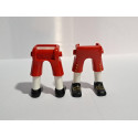 PLAYMOBIL PAREJA DE PIERNAS ROJAS - 30/10/23